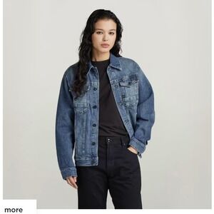 G-Star Raw Arc 3D Slim Jacket Faded Santorini Blue Denim Small